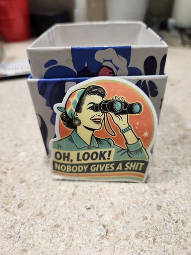 Oh Look! Nobody Gives a Sh*t Sticker - Sticker - Charm and Char